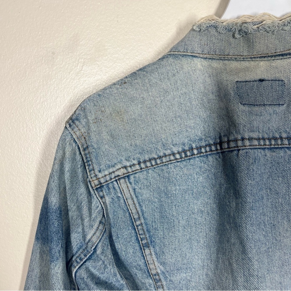 Vintage 80s 90s Levis Denim Trucker Jacket Mens Size 40 Blue USA Made 70506 - Picture 11 of 14